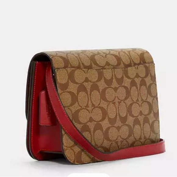 Coach Brynn Flap Crossbody Bag In Signature Canvas #C5633 - Picture 2 of 9